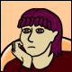 [Lila and her purple hair]