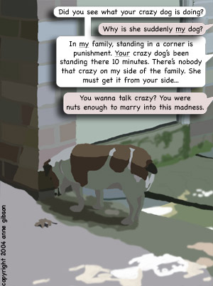The going theory is that bugs get caught between the wall and the porch, but it's just a theory.