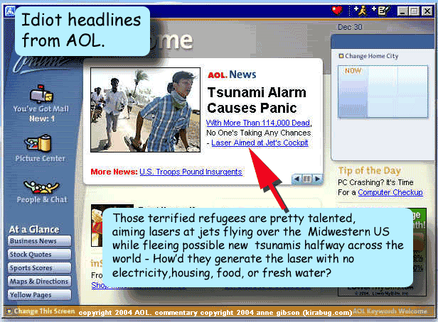 the first idiocy on the internet strip wow, this is one crappy-quality graphic.