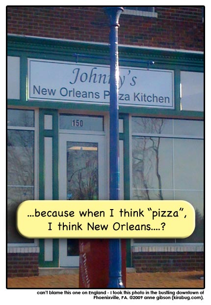 There damn well better be crayfish on that pizza.