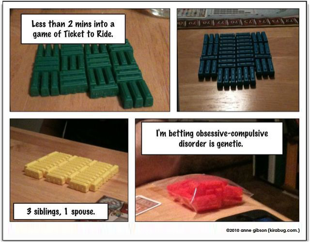 a little obsessive.