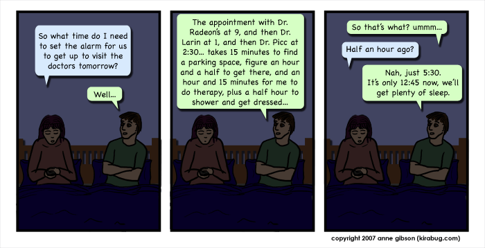 Scheduling is a bitch.