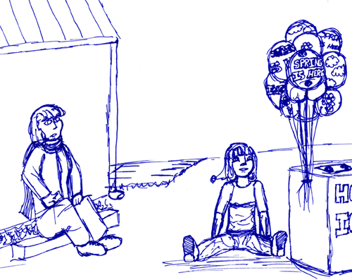 spring sketches