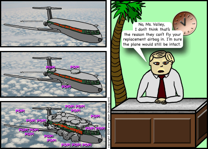 pop goes the airplane!
